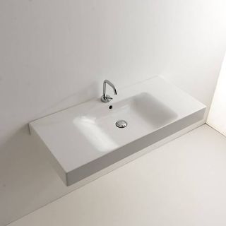 Раковина Kerasan Cento 355001*1 Белая 100 см